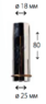 Сопло стандартное изолированное FE/MMT/PMT 42, MMT/PMT 52W, KEMPPI, 4307070
