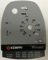 Наклейка на переднюю панель Minarc-150, Kemppi, 4305460