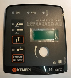 Наклейка на переднюю панель MINARC EVO 150, Kemppi, W005391
