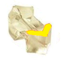 Направляющая трубка средняя 1.6/33 YE PLASTIC, Kemppi, SP007278 (W007278)